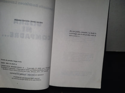 93- Dijera Mi Compadre... - Fernando Rodríguez Lapuente - Primera Edición, Enero 2000