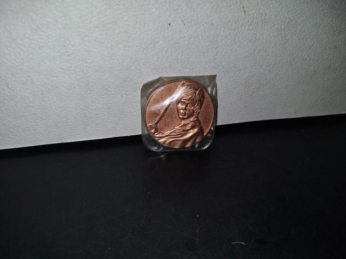 A3- Moneda Metálica De Star Wars, Luke Skywalker - Lucasfilm 2005 Ltd