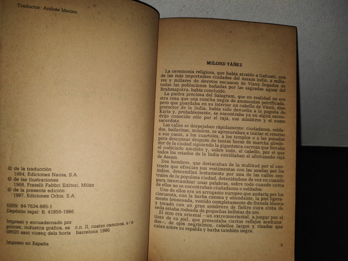 158- Emilio Salgari. A La Conquista De Un Imperio - Ediciones Orbis S. A. - 1986