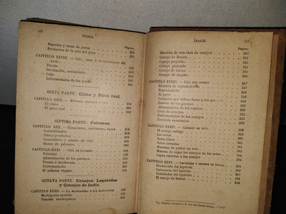 64- Los Animales De Corral - Alberto Larbalétrier - Paris, Garnier Hermanos, Libreros-Editores, 1887