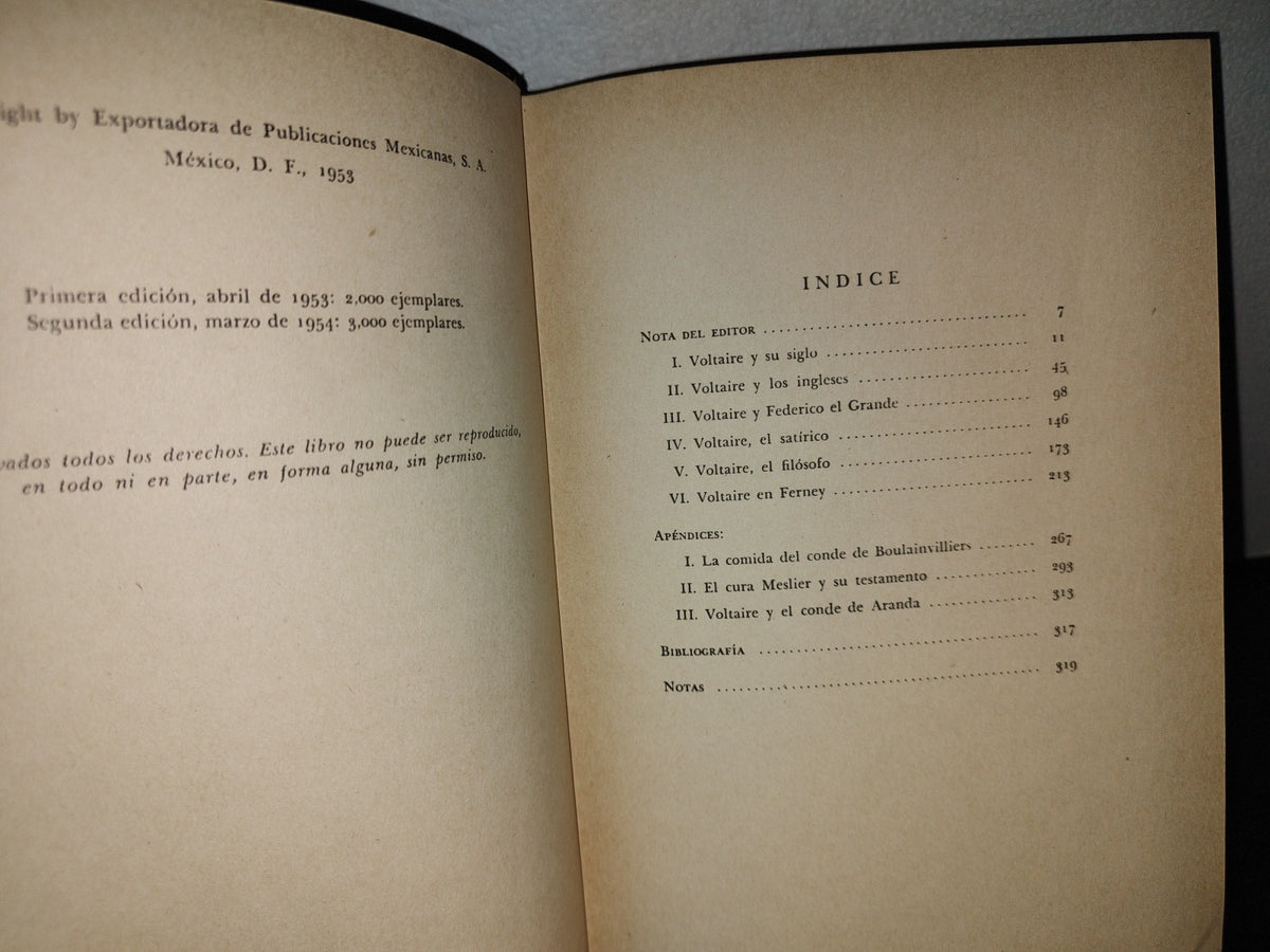 66- Biografías Grandesa. Voltaire - David Federico Strauss - 1955