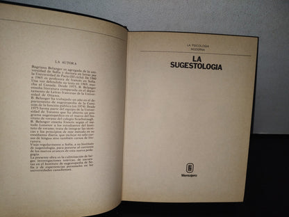 84- La Psicología Moderna. La Sugestología - Bagriana Belanger - 1979