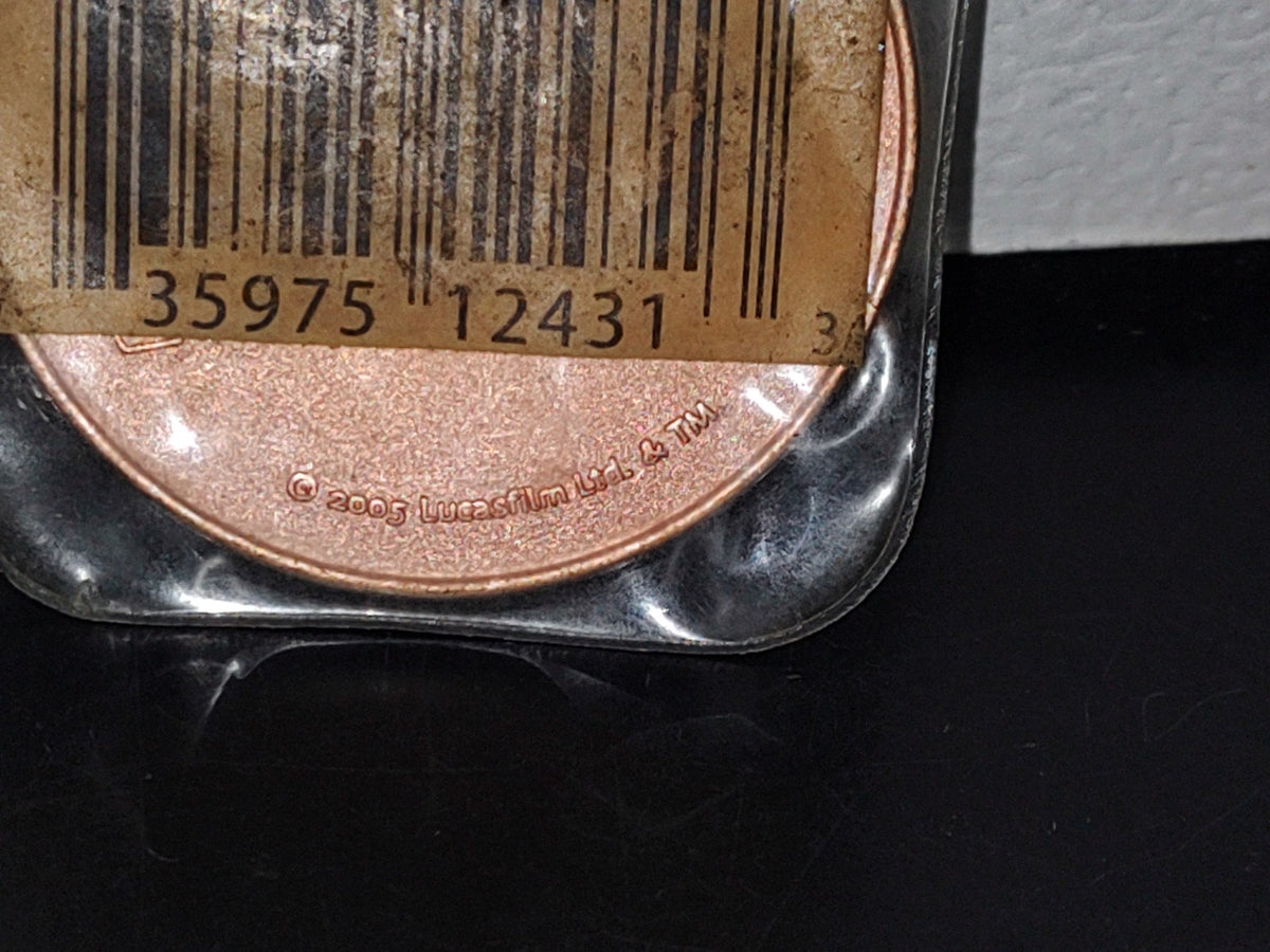A3- Moneda Metálica De Star Wars, Luke Skywalker - Lucasfilm 2005 Ltd