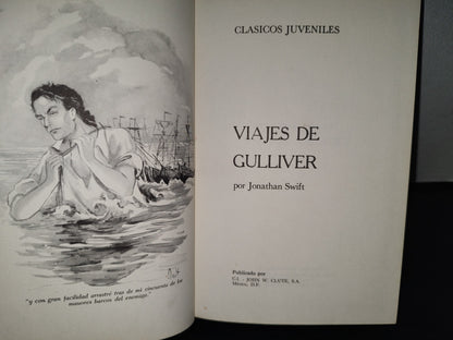 63- Clásicos Juveniles. Viajes De Gulliver - Jonathan Swift - Primera Edición 1967