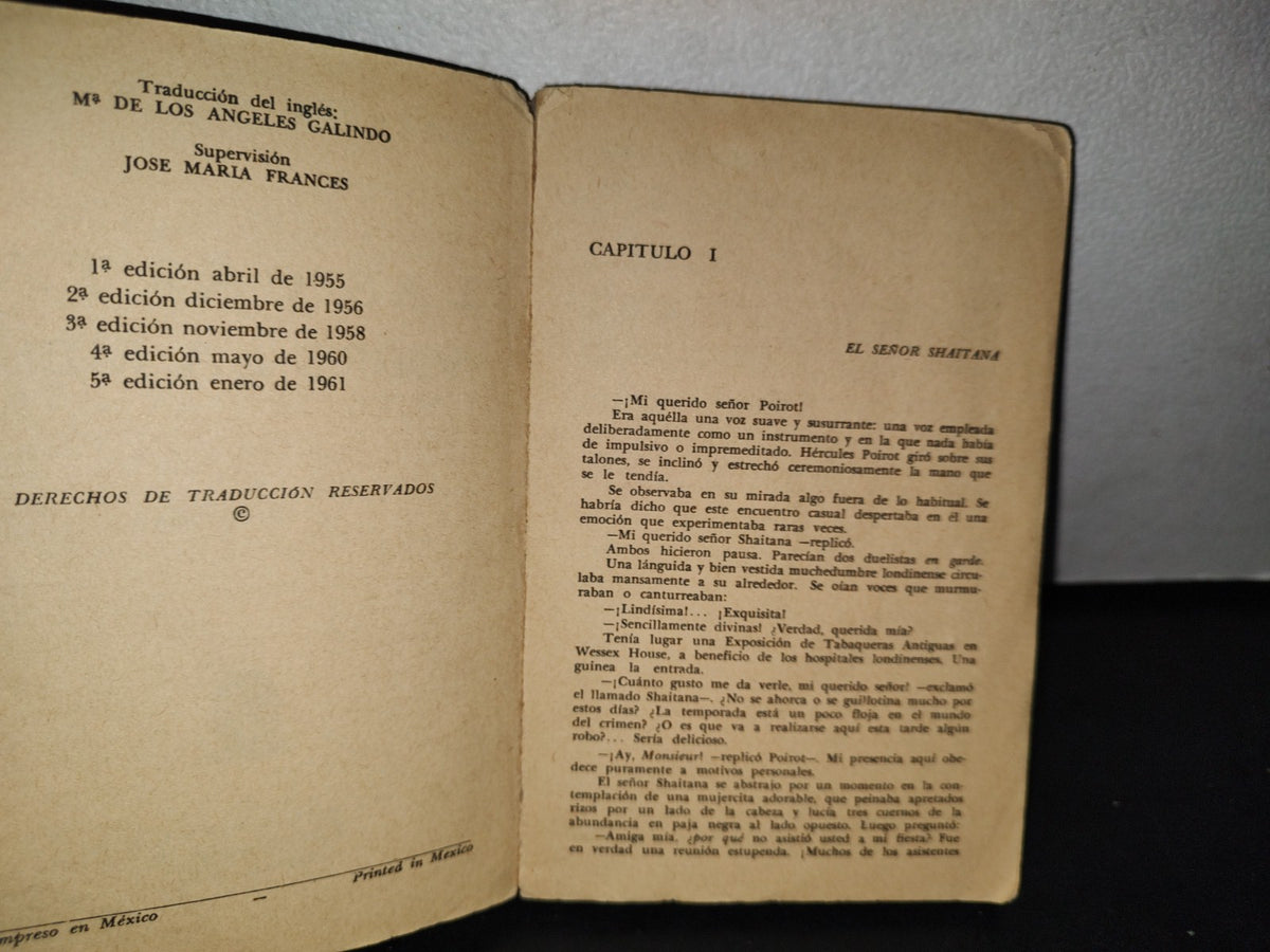 64- Las Cartas Sobre La Mesa - Agatha Christie - 1961