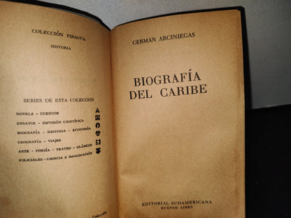 64- Biografía Del Caribe - Germán Arciniegas - 1966