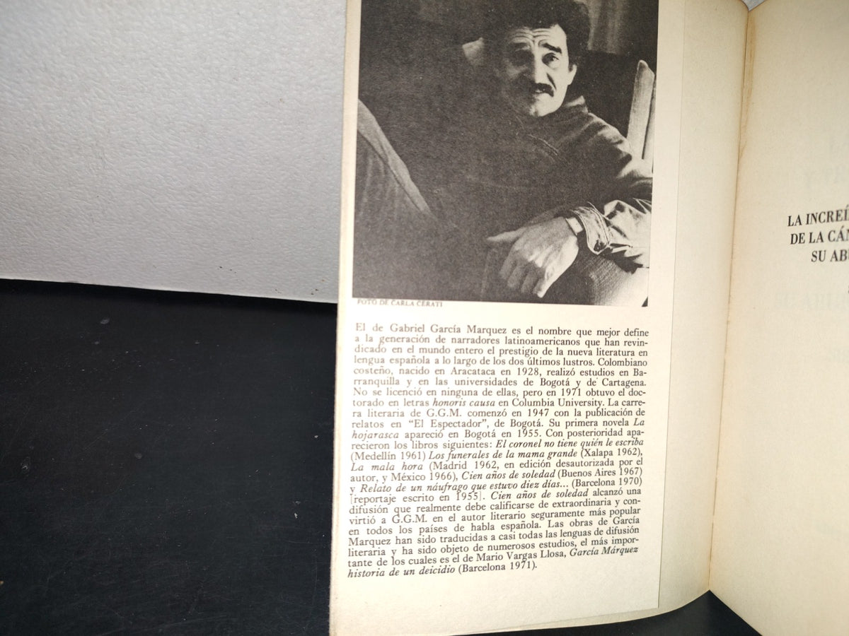166- La Increíble Y Triste Historia De La Cándida Eréndira Y De Su Abuela Desalmada - García Márquez - México, Editorial Hermes, Primera Edición 1972