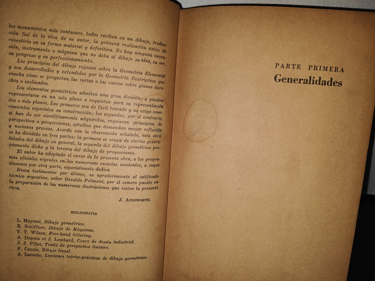 23- Dibujo Técnico - J. Ainsworth - Editorial GLEM, 1947
