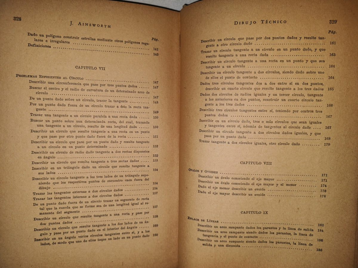 23- Dibujo Técnico - J. Ainsworth - Editorial GLEM, 1947
