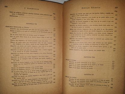 23- Dibujo Técnico - J. Ainsworth - Editorial GLEM, 1947