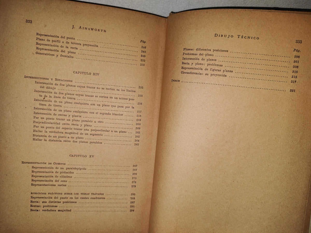 23- Dibujo Técnico - J. Ainsworth - Editorial GLEM, 1947