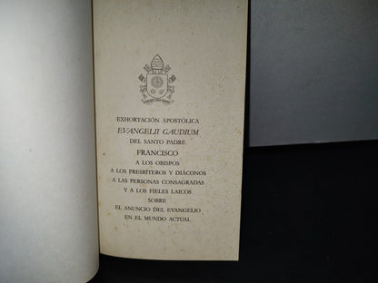 64- Exhortación Apostólica. Evangelii Gaudium Del Santo Padre Francisco. Documentos Pontificios