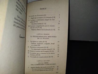 64- Exhortación Apostólica. Evangelii Gaudium Del Santo Padre Francisco. Documentos Pontificios