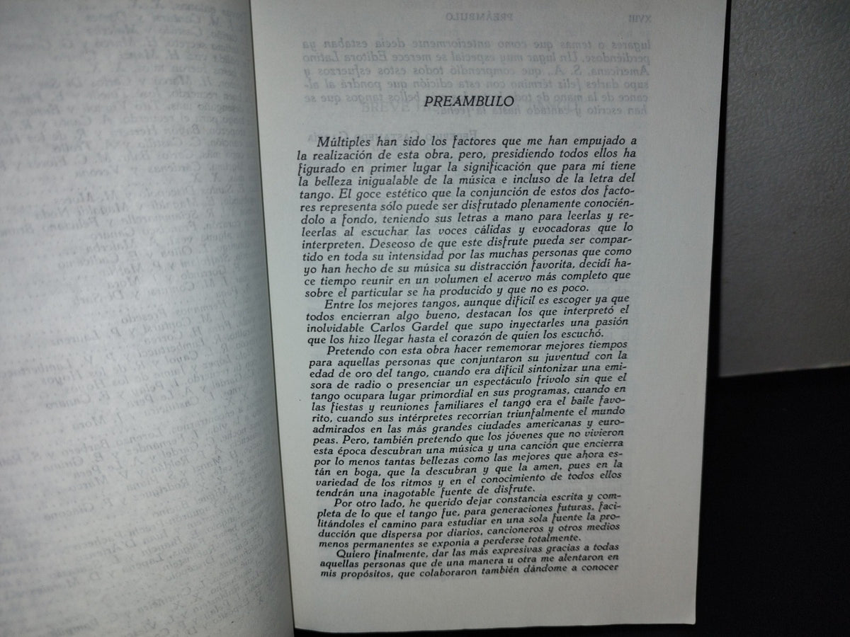 212- El Tango. Compilación De Federico Castañedo - Editora Latino Americana. Primera Edición 1966
