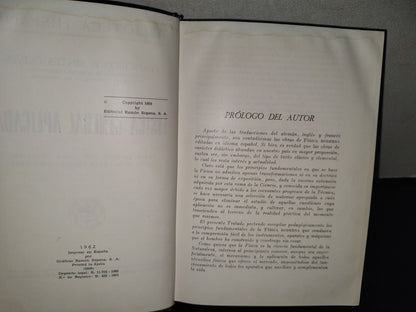 145- Física General Aplicada. Francico F. Sintes Olives. Biblioteca Hispania - 1962