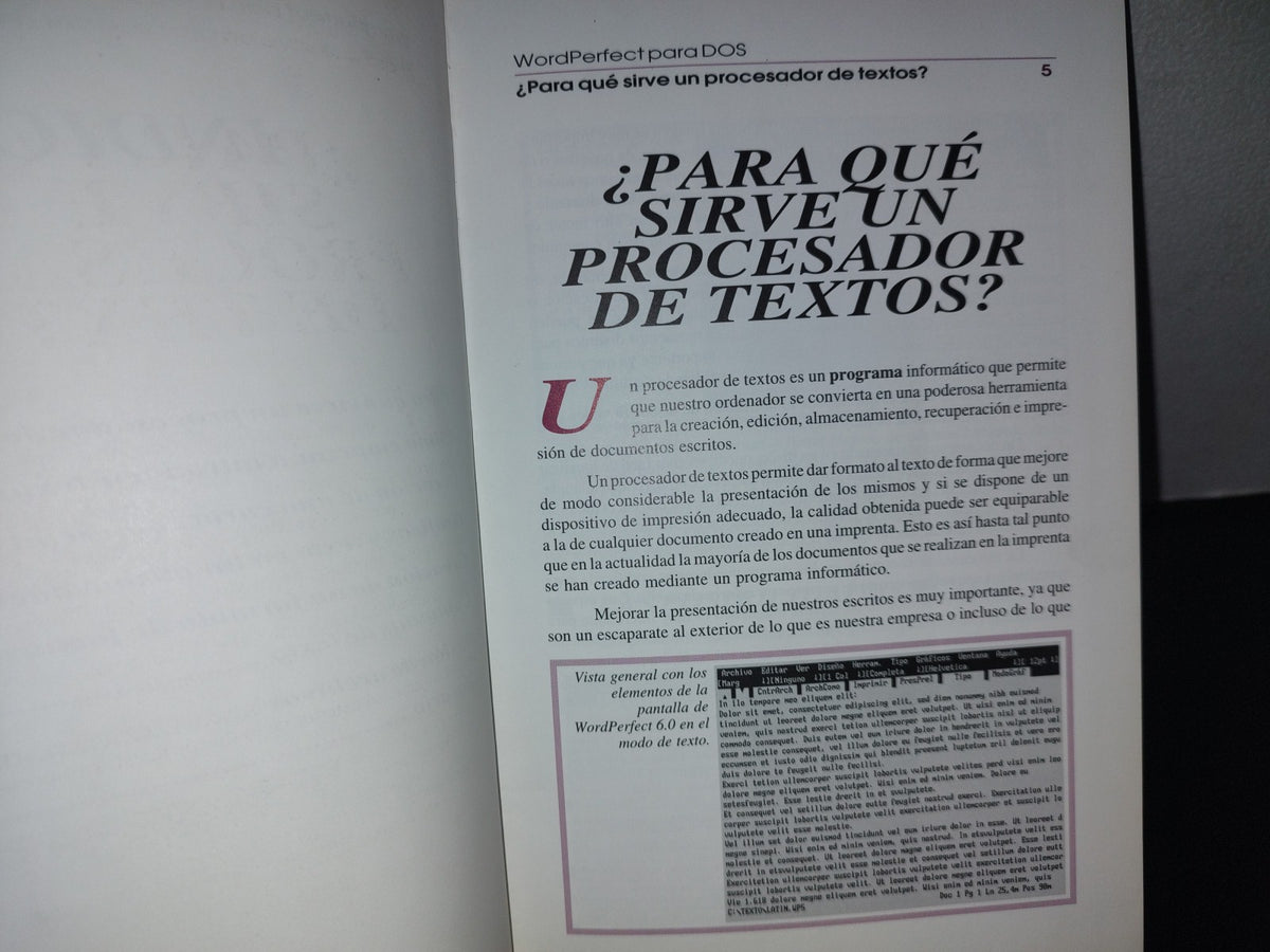 114- Wordperfect Para Dos. Una Perfecta Máquina De Escribir. 1994 F&G Editores