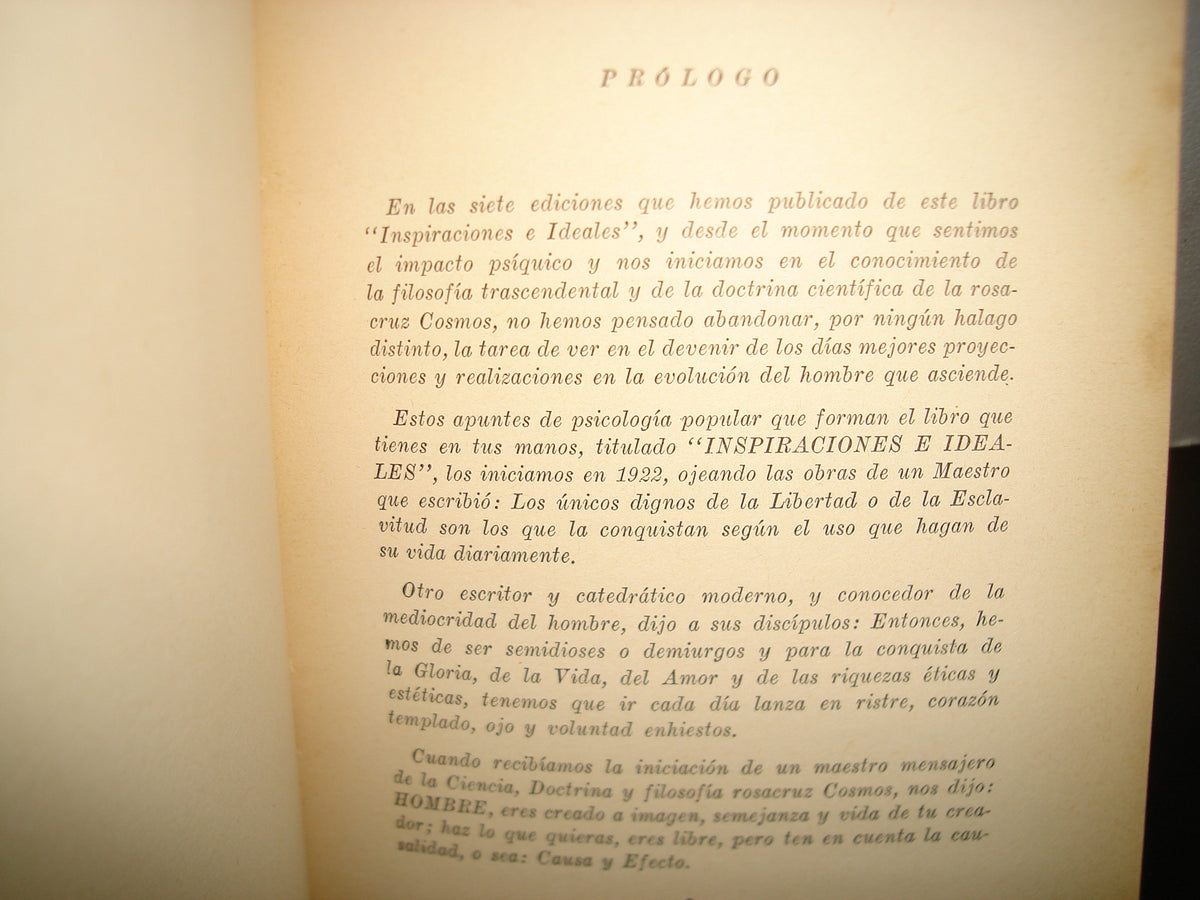 167- Inspiraciones E Ideales - Hierofante Hermógenes - Editorial Glem S. A., Buenos Aires, 1965
