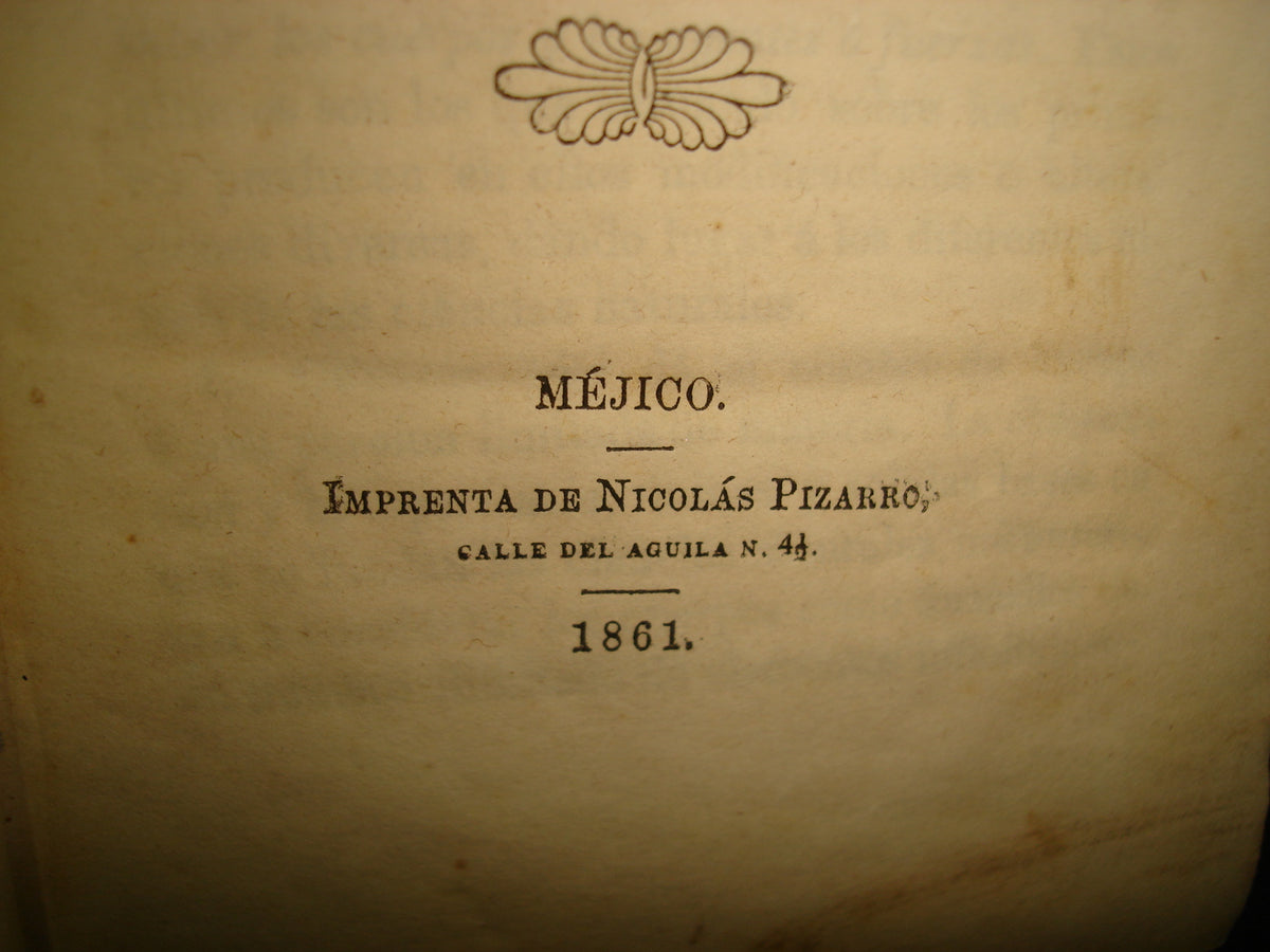 169- Manual De Física Aplicada A La Agricultura Y A La Industria - Don Juan Chavarri - Méjico. Imprenta De Nicolás Pizarro, 1861