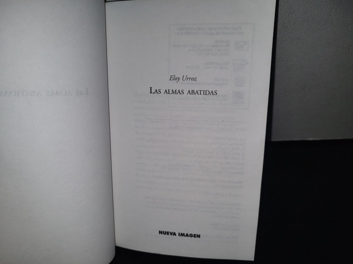 93- Las Almas Abatidas - Eloy Urroz - 2000