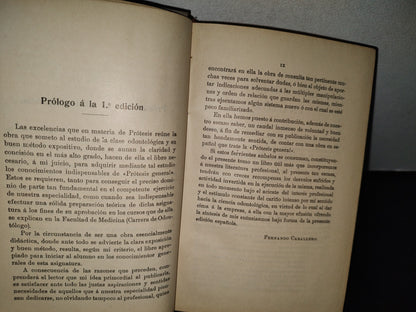 59- Antiguo Libro De Odontología: Atlas Y Tratado De Prótesis Dental Y Bucal - Gustavo Preiswerk - Madrid, Librería Académica, 1923