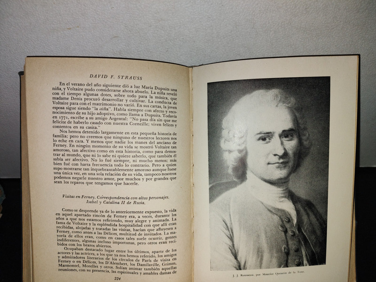 66- Biografías Grandesa. Voltaire - David Federico Strauss - 1955