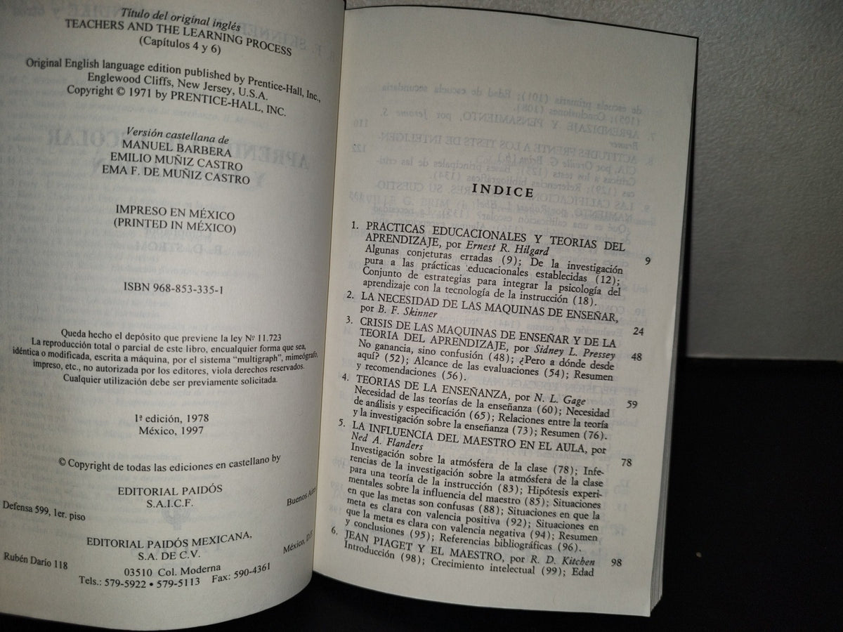 99- Aprendizaje Escolar Y Evaluación - J. S. Bruner, B. F. Skinner - Paidós