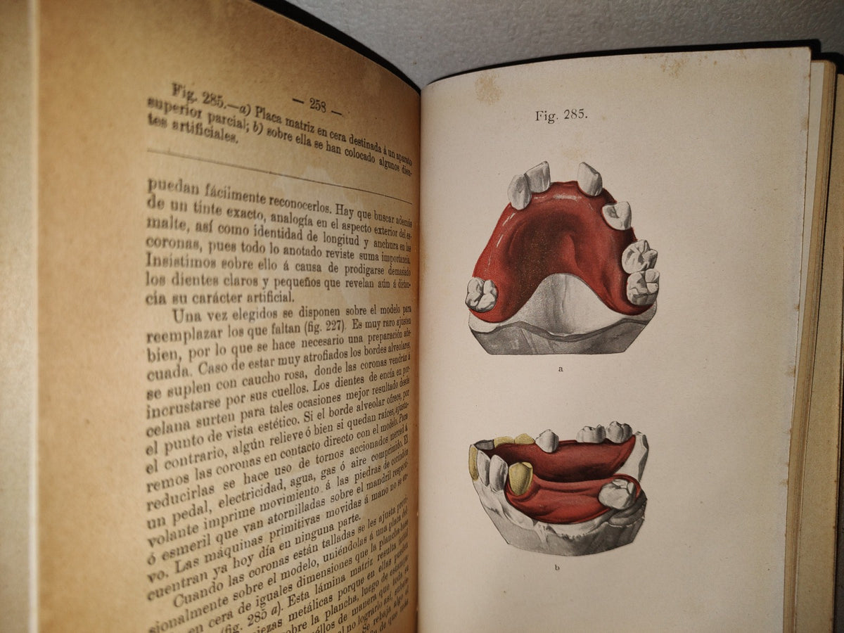 59- Antiguo Libro De Odontología: Atlas Y Tratado De Prótesis Dental Y Bucal - Gustavo Preiswerk - Madrid, Librería Académica, 1923