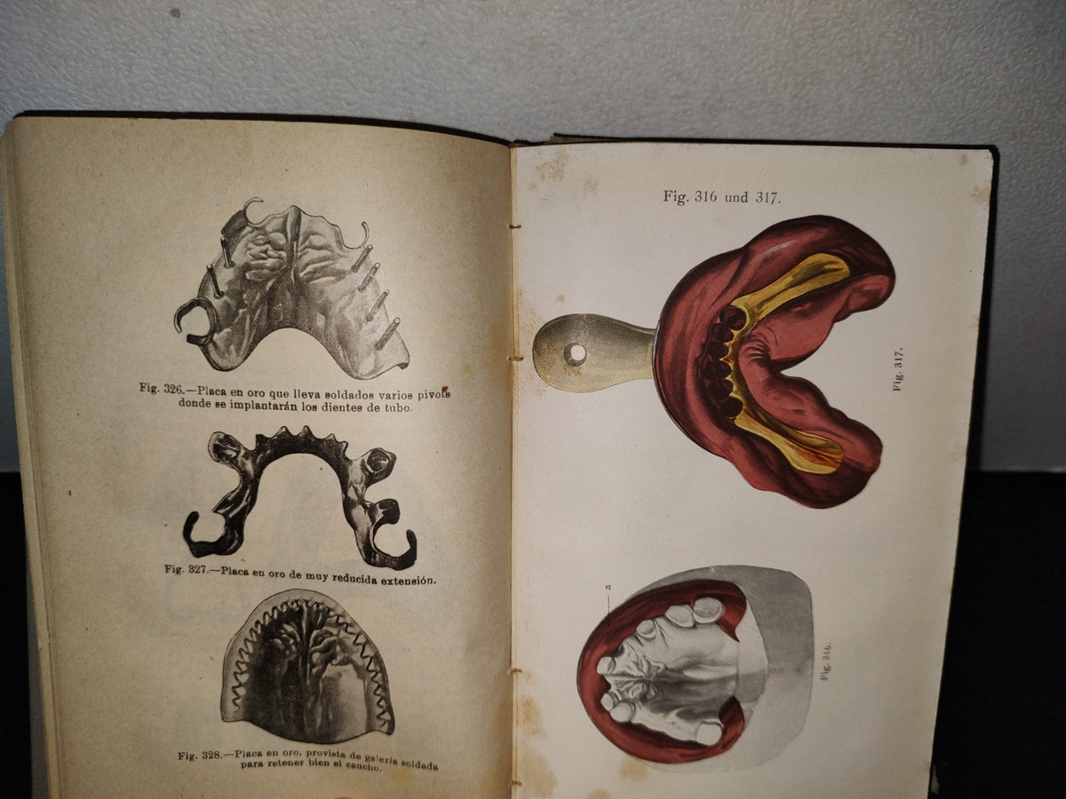 59- Antiguo Libro De Odontología: Atlas Y Tratado De Prótesis Dental Y Bucal - Gustavo Preiswerk - Madrid, Librería Académica, 1923