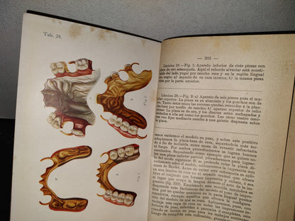 59- Antiguo Libro De Odontología: Atlas Y Tratado De Prótesis Dental Y Bucal - Gustavo Preiswerk - Madrid, Librería Académica, 1923