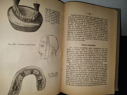 59- Antiguo Libro De Odontología: Atlas Y Tratado De Prótesis Dental Y Bucal - Gustavo Preiswerk - Madrid, Librería Académica, 1923
