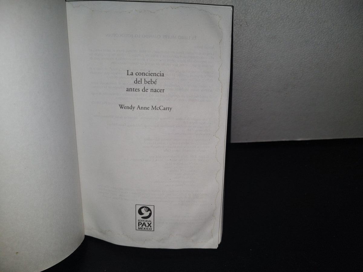 93- La Conciencia Del Bebé Antes De Nacer - Wendy Anne Mccarty