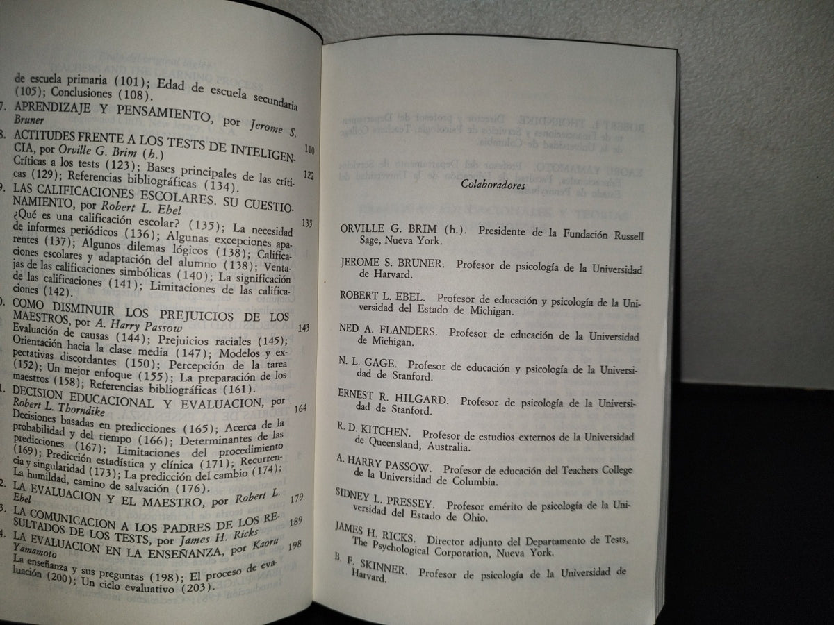99- Aprendizaje Escolar Y Evaluación - J. S. Bruner, B. F. Skinner - Paidós