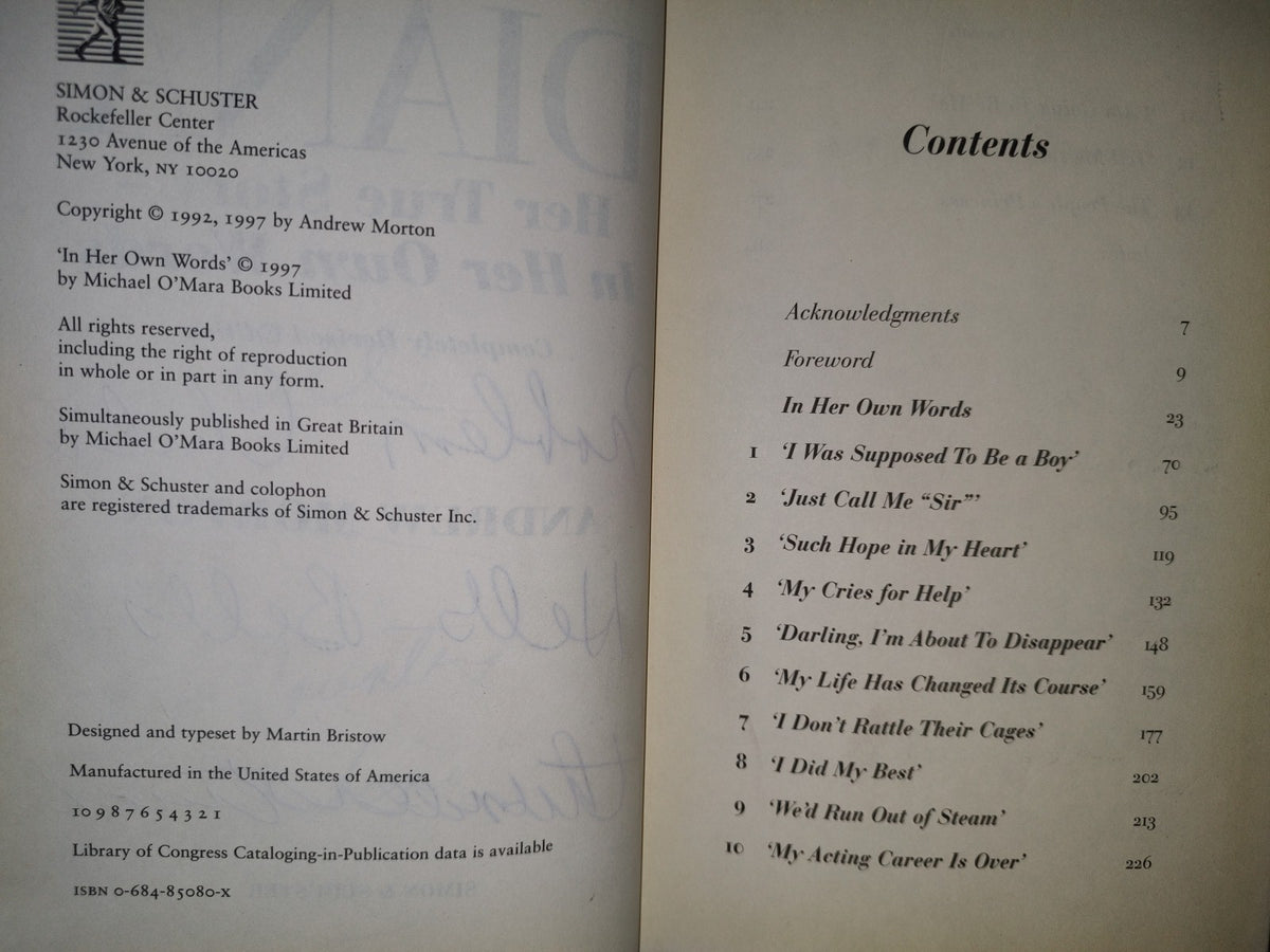 174- Diana. Her True Story In Her Own Words - Andrew Morton - 1997