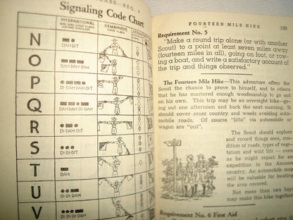 169- Antiguo Libro De Boy Scouts. Handbook For Boys. Boy Scouts Of America - 1945