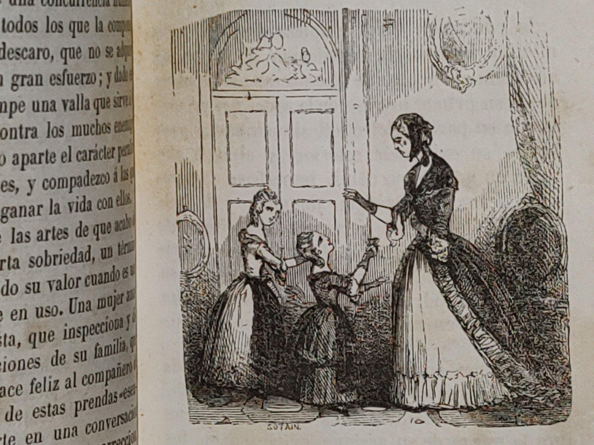 59- Cartas Sobre La Educación Del Bello Sexo - Por Una Señora Americana - Paris, Librería De A. Mezin, 1850'S