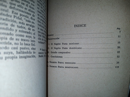 188- El Negrito Poeta Mexicano Y El Dominicano ¿Realidad O Fantasía? - Eduardo Matos Moctezuma - Porrúa, 1A. Ed. 1980