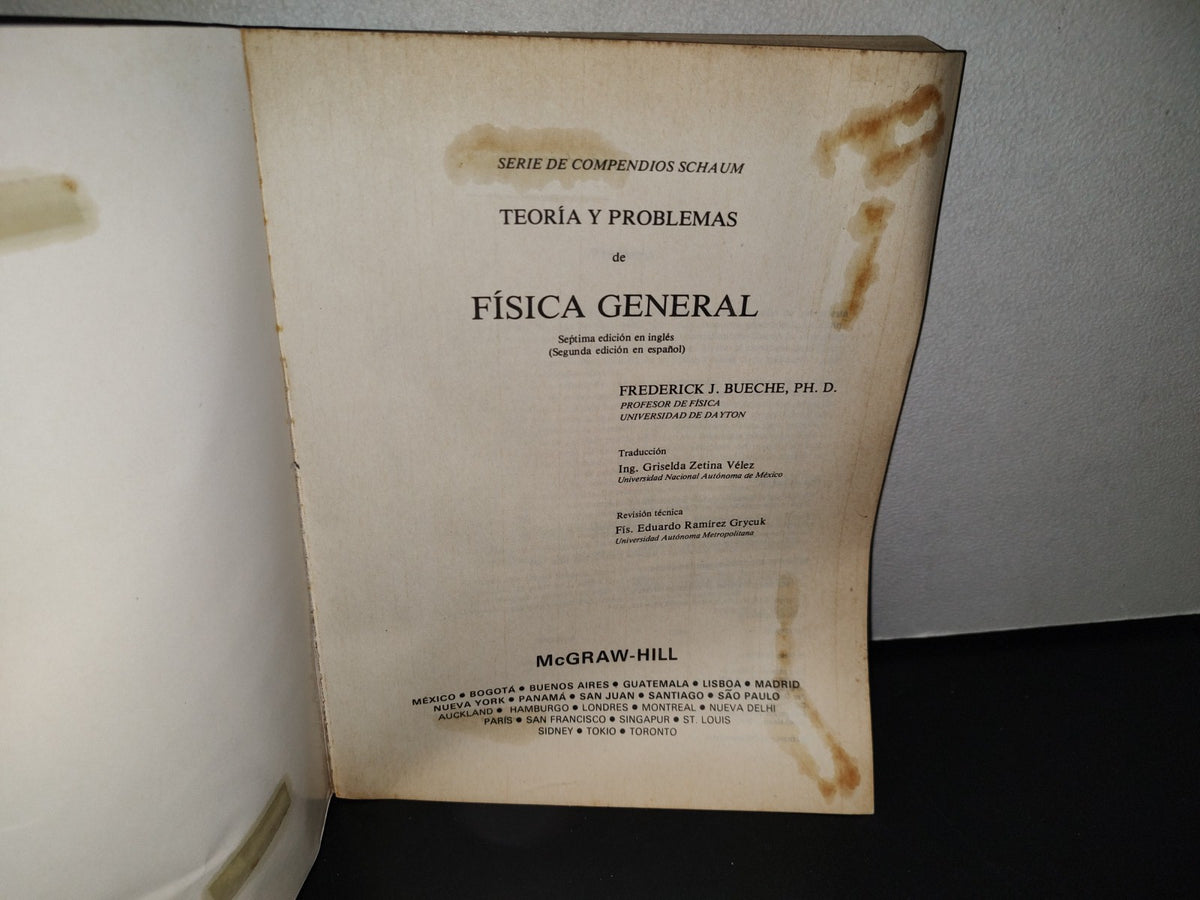 139- Serie Schaum. Física General - Frederick J. Bueche