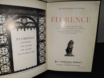198- Les Merveilles De L'Italie. Florence. La ”Collection Medicis” - R. M. L. Fattorusso 1958