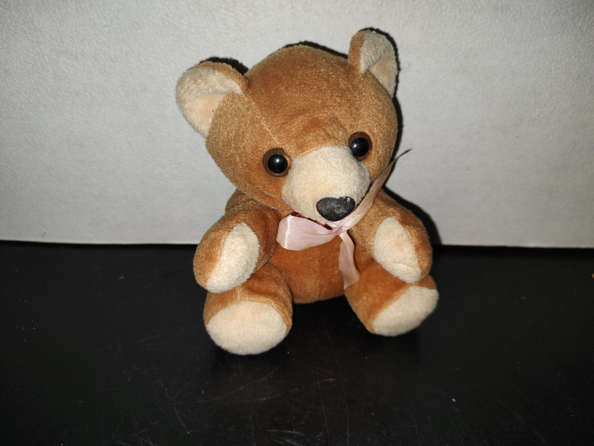 A6- Pequeño Oso De Peluche Café - 90'S