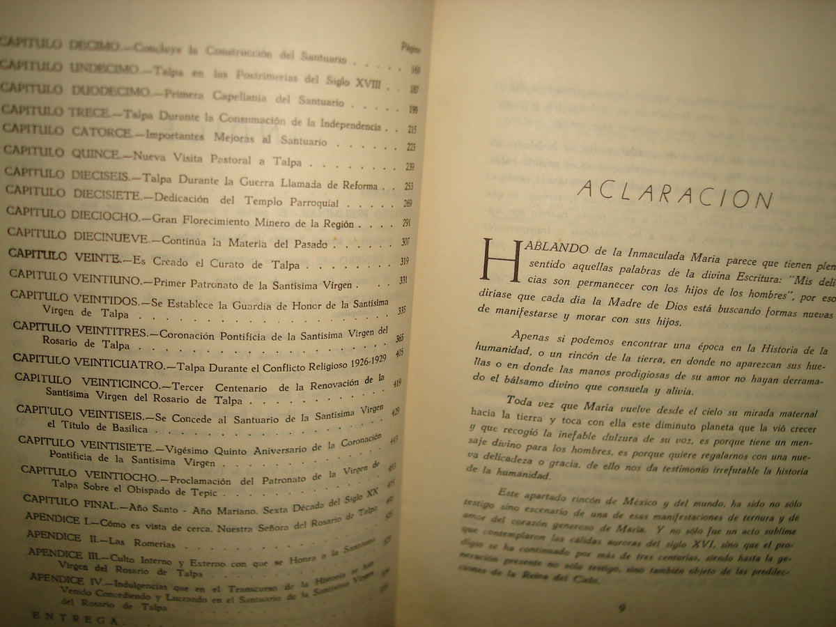 160- Historia De Nuestra Señora Del Rosario De Talpa - Pbro. Manuel Carrillo Dueñas - Talpa De Allende, Jalisco, México, 1962