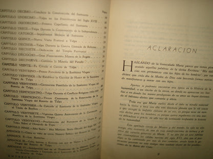 160- Historia De Nuestra Señora Del Rosario De Talpa - Pbro. Manuel Carrillo Dueñas - Talpa De Allende, Jalisco, México, 1962
