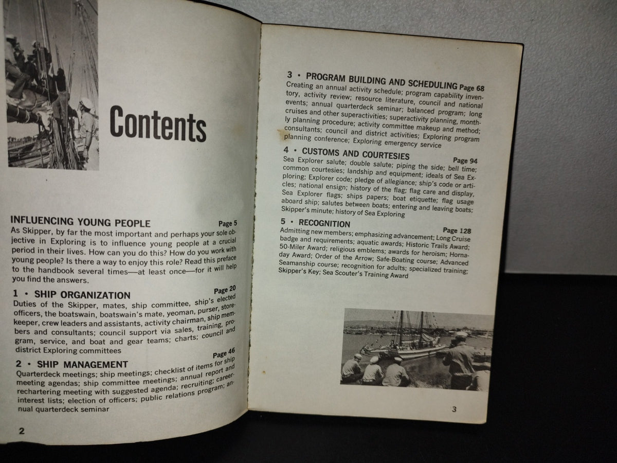 212- Handbook For Skippers - Exploring Division, Bsa - 1971