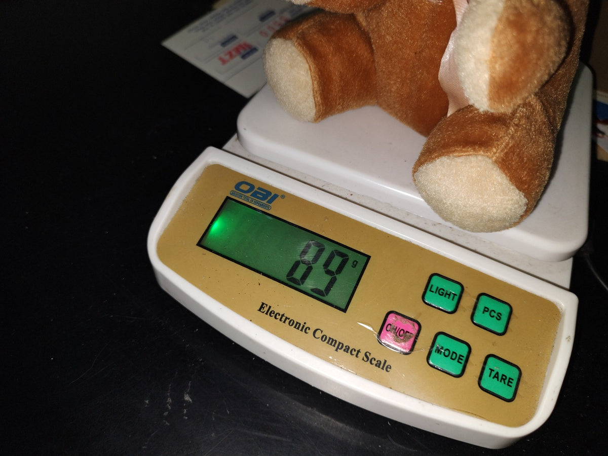 A6- Pequeño Oso De Peluche Café - 90'S