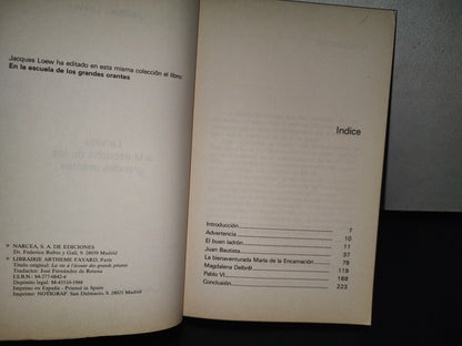 85- La Vida A La Escucha De Los Grandes Orantes - Jacques Loew. Narcea S. A. De Ediciones - 1988