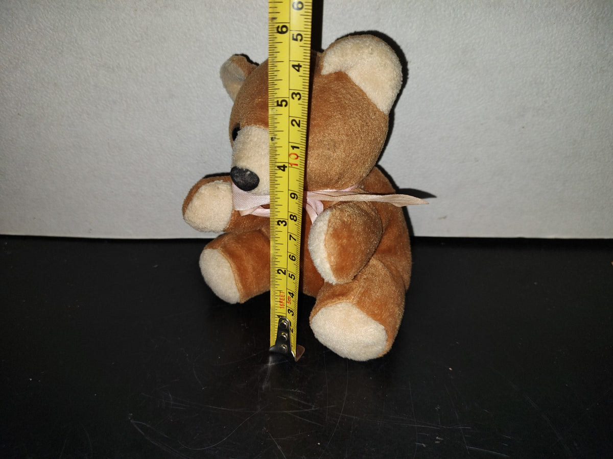 A6- Pequeño Oso De Peluche Café - 90'S