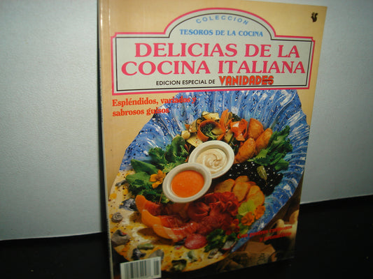 7- Colección Tesoros De La Cocina: Delicias De La Cocina Italiana. Edición Especial De Vanidades - 1993