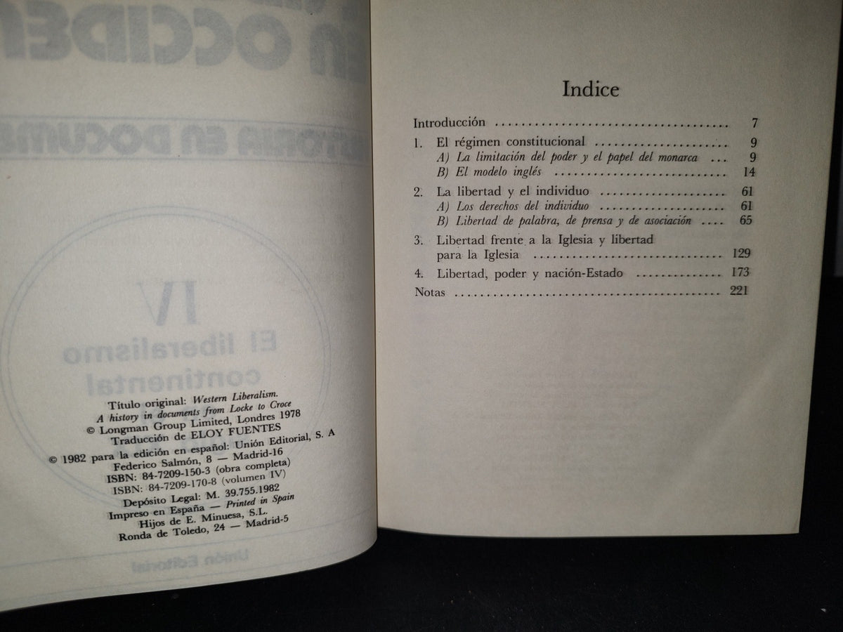23- El Liberalismo En Occidente. Historia En Documentos Iv - E. K. Bramsted, K. J. Melhuish