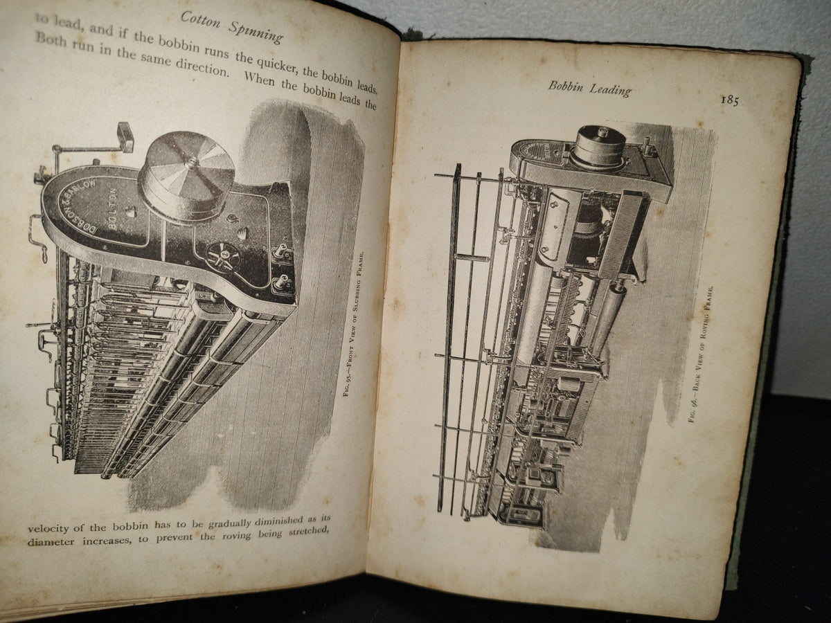 63- Hilatura De Algodón / Elementos Of Cotton Spinning - John Morris & F. Wilkinson - 1897