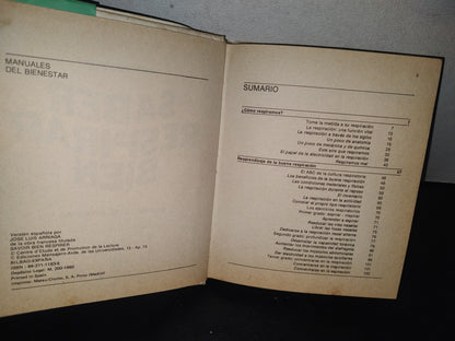 93- Saber Respirar Bien - Marie-France Elliott - Manuales Del Bienestar - 1980