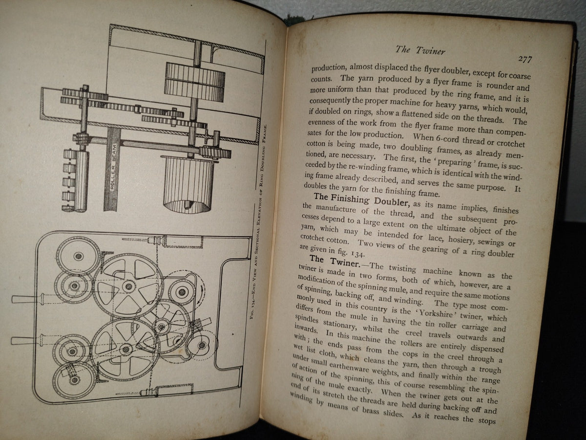 63- Hilatura De Algodón / Elementos Of Cotton Spinning - John Morris & F. Wilkinson - 1897